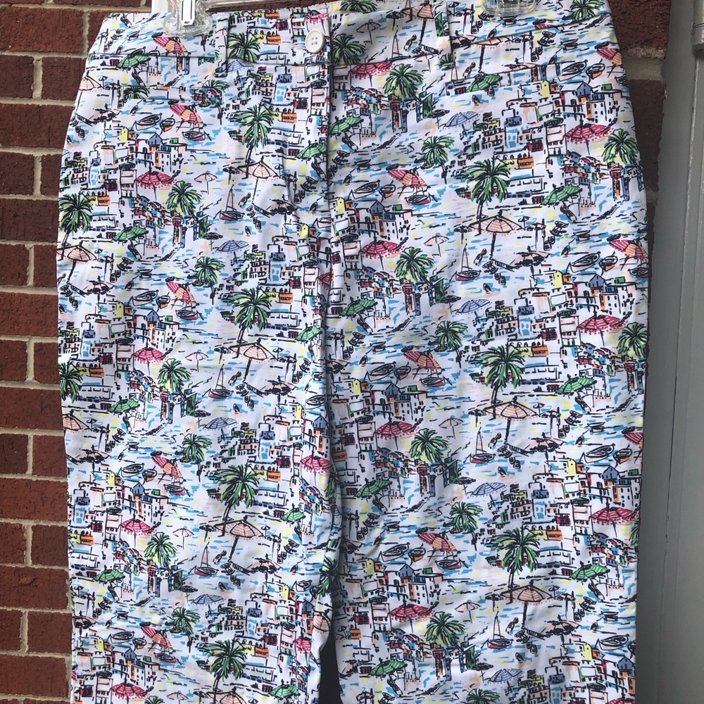Talbots Multicolor Printed Trousers —#013 - Picture 8 of 11
